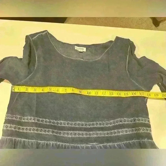 b-SHARP Chambray Blur Dress Size Medium - Picture 5 of 5